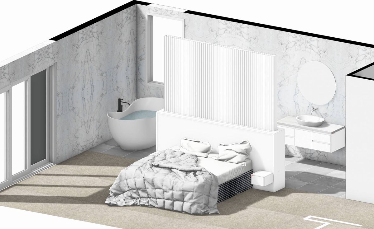 102 Amalfi Bedroom CAD design